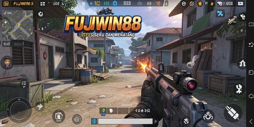 Tangkapan layar menunjukkan aksi seru dalam gameplay FUJIWIN88.