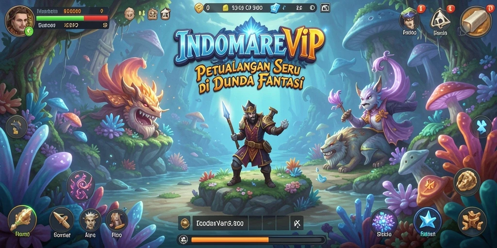Tangkapan layar menampilkan aksi seru dalam petualangan RPG.