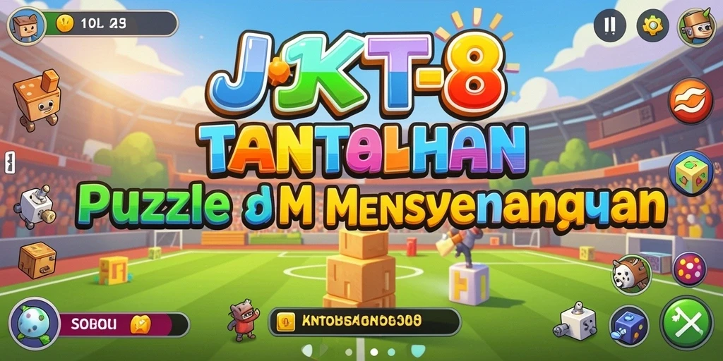 Tampilan gameplay JKT8 yang menantang dan menarik.