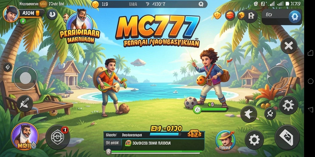 Screenshot gameplay MC777 menampilkan keseruan permainan Casual.