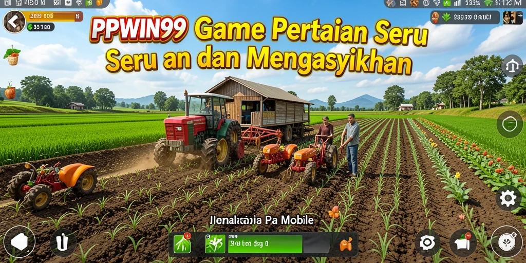 Tampilkan gameplay seru dalam bertani dan mengelola lahan.