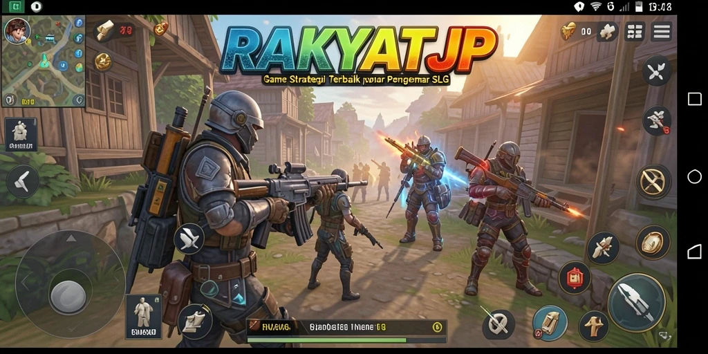 Tampilan gameplay RAKYATJP dengan aksi strategis yang mendebarkan.