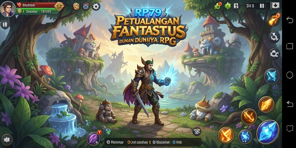 Tangkapan layar menunjukkan aksi seru dari gameplay RPG RP79.